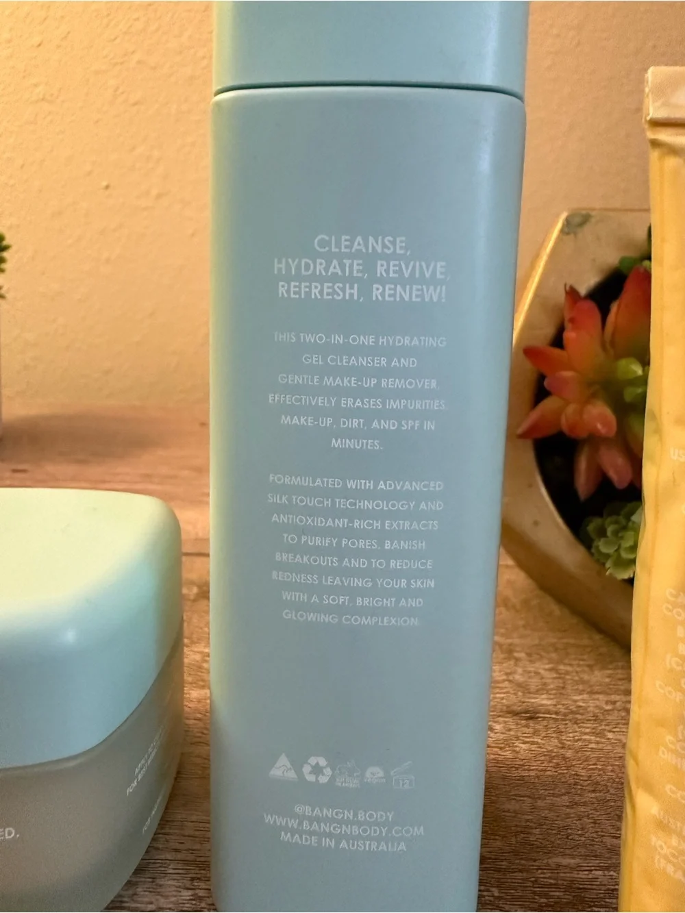 BANGN BODY Facial Cleanser, Serum/Mask, Lip & Eye Balm